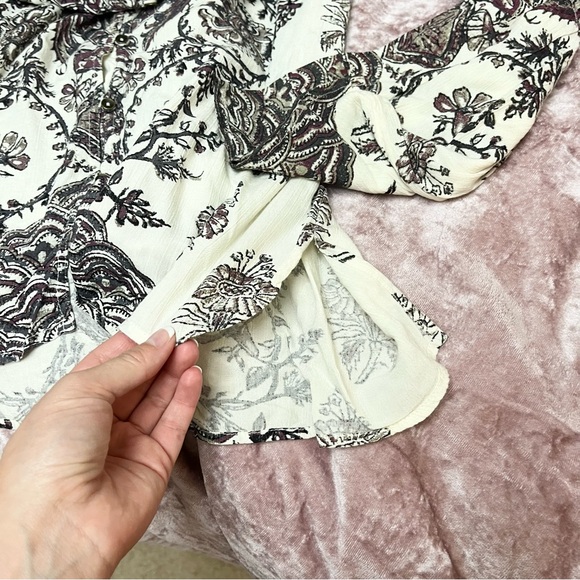 Billabong boho hippie flowy top - Picture 3 of 7